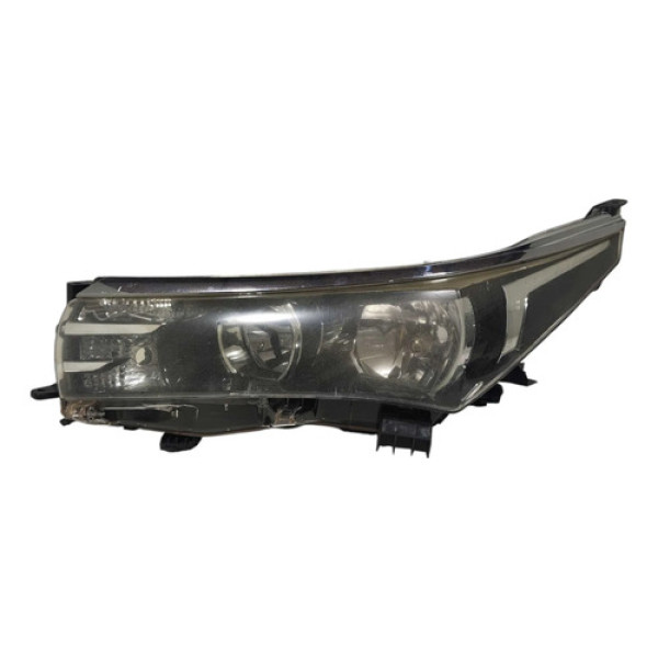Farol Esquerdo Led Toyota Corolla 1.8 Gli 2015/2019 Detalhe Esquerdo/motorista
