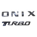 Emblema Traseiro Chevrolet Onix It Turbo 2020 A 2024 Sedan Cromado