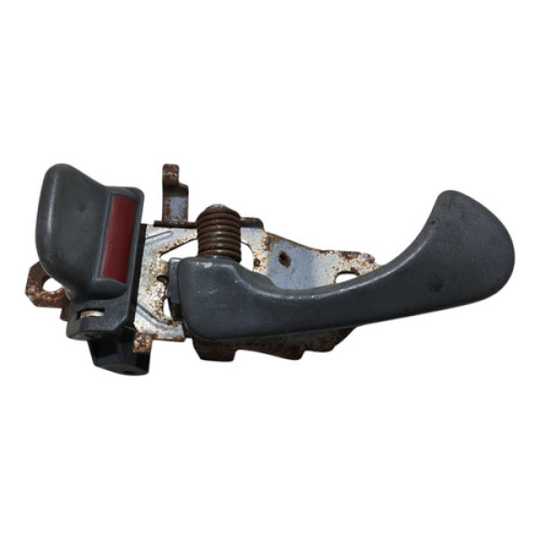 Maçaneta Interna Dianteira Esq Mitsubishi Pajero 2000 A 2002 Cinza Dianteira