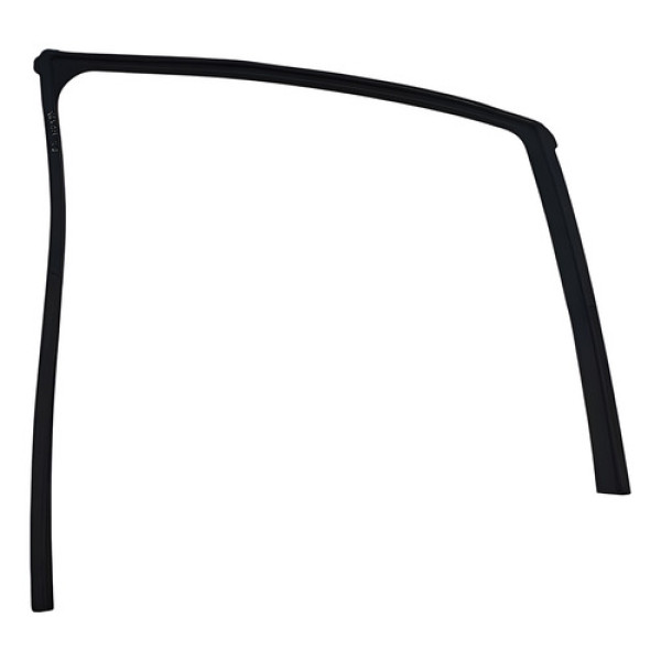 Borracha Canaleta Diant Esq Honda Fit 1.5 2017 A 2021 Preto