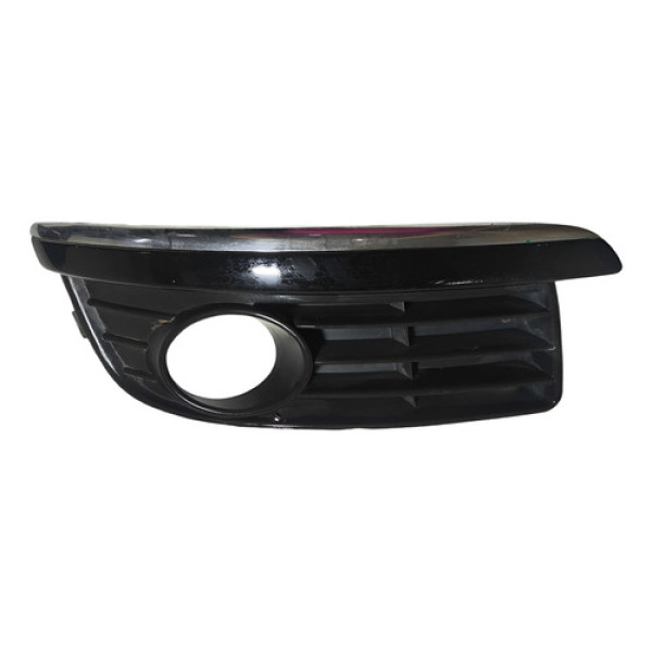 Moldura Farol Milha Esquerdo Vw Jetta 2007/2009 C/detalhes  - Preto - Direito
