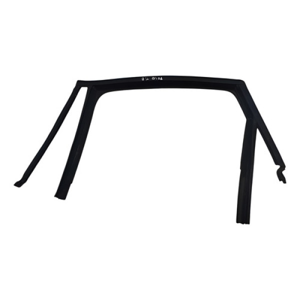 Borracha Canaleta Traseira Esquerda Vw Polo Msi 2018 A 2021 Preto