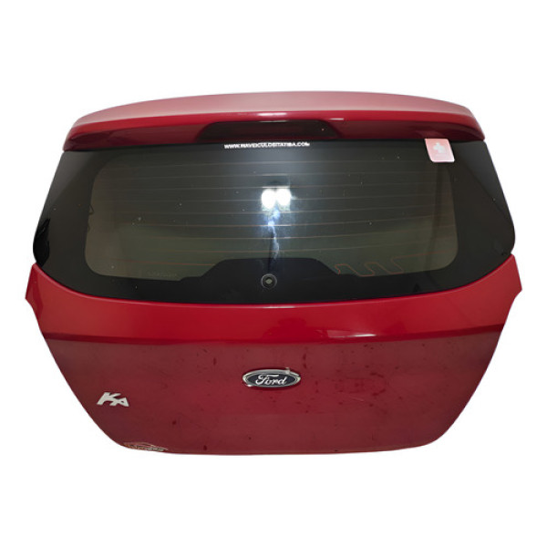 Tampa Traseira C/ Vidro Ford Ka 2019 2020 2021 Vermelho Vermelho