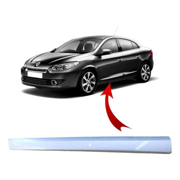 Pestana Friso Porta Diant Esquerda 808770353r Renault 2011 Prata