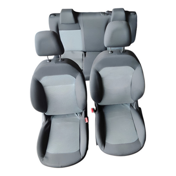 Jogo Banco Tecido Completo Peugeot 208 1.5 2013 2014 2015 Cinza