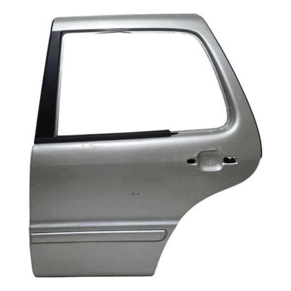 Porta Tras Esq Mercedes Ml 430 1998 A 2005 Cinza C/detalhe Traseira Esquerda Prata