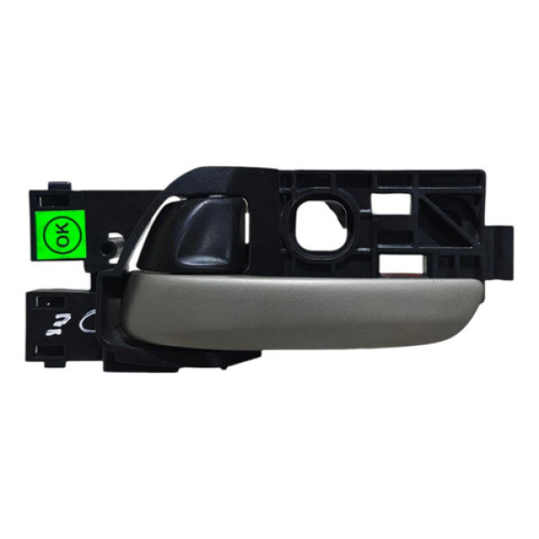 Maçaneta Interna Dianteira Esquerda Honda Fit 2015 A 2017 Prata Dianteira