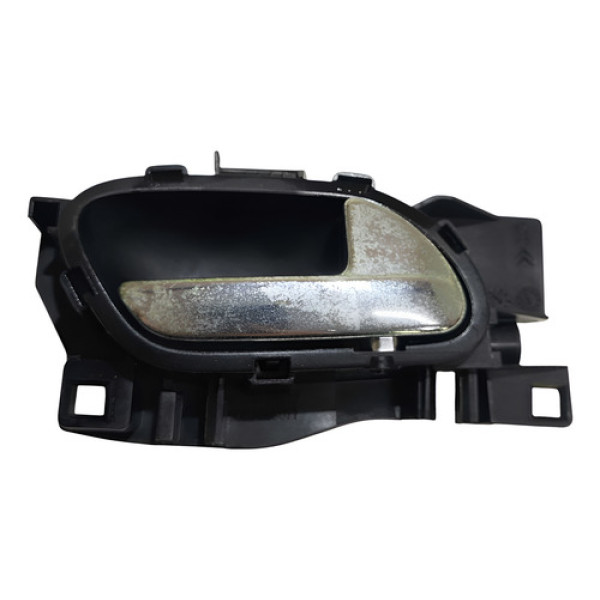 Maçaneta Interna Tras Direta Citroen C3 Picasso 2012 A 2015 Prateado Traseira