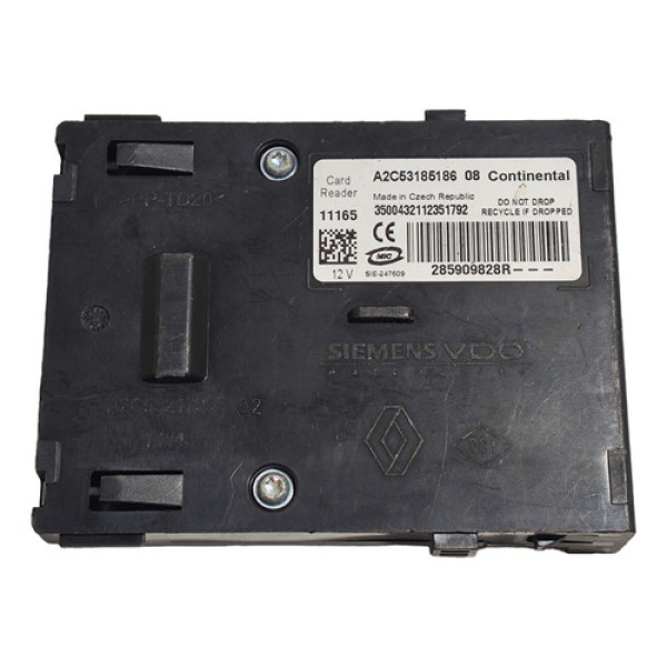 Módulo Leitor Cartão Renault Fluence 285909828r 