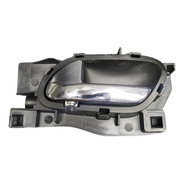 Maçaneta Interna Traseira Esquerda C4 2010 2011 2012 Preto Traseira