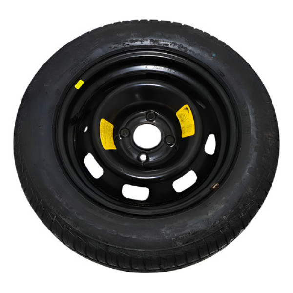 Roda Estepe Aro 15 C/pneu Citroen C3 Tendance 2014 A 2021 Preto