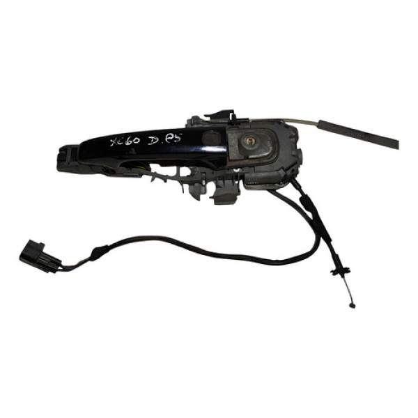 Maçaneta Diant Esquerda Volvo Xc60 T6 2.0 2010 2011 2012 Preto Dianteira