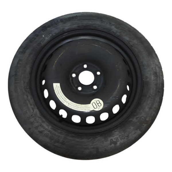 Roda Estepe Aro 17 C/pneu Jeep Compass 2016 A 2021 Preto