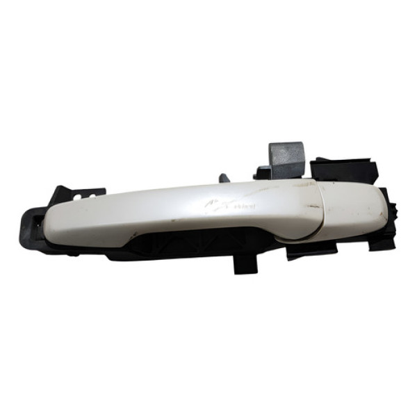 Maçaneta Ext Traseira Esquerda Ford Edge 3.5 V6 2012 A 2014 Branco Traseira