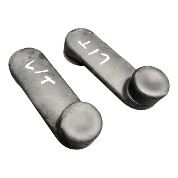 Par Manivela Vidro Traseiro Renault Sandero 2008 A 2014 Preto