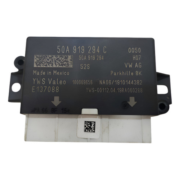 Módulo Sensor Estacionamento 5qa919294c Vw Polo 2018 A 2021 Preto