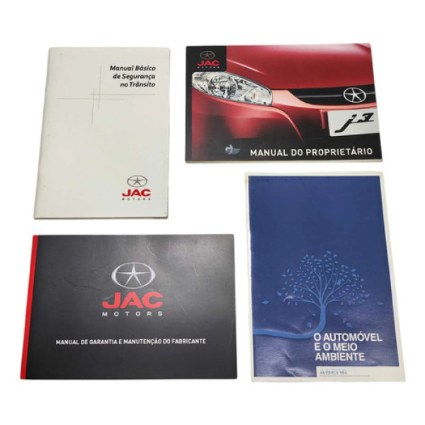 Moldura Manual Proprietário Jac J3 2011 2012 Com Capa