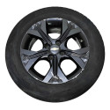 Roda Aro 15 C/pneu Chevrolet Onix 2020 A 2024 C/detalhe Grafite