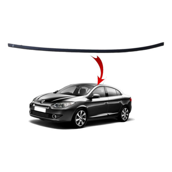 Friso Teto Esquerdo Renault Fluence 2010 2011 2012 Preto