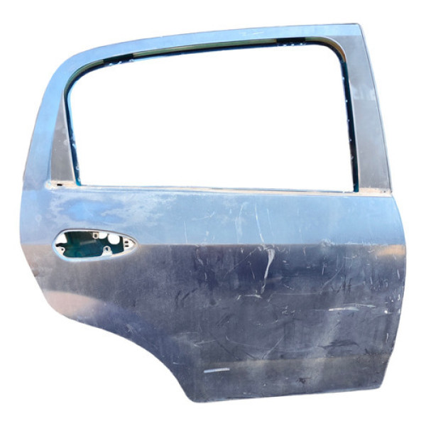 Porta Traseira Direita Fiat Punto 2007 2008 2009 2010 2011 Traseira Direito Prata