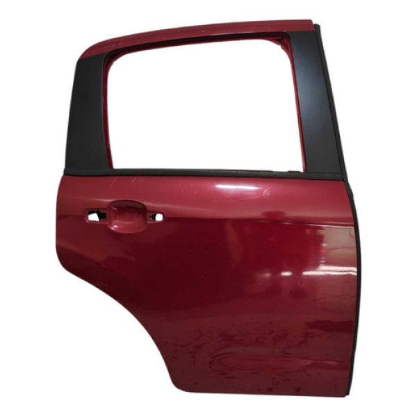 Porta Traseira Direita Citroen C3 2015 2016 2017 1.6 Traseira Direita Vermelho