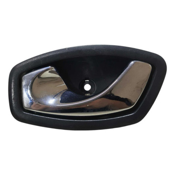 Maçaneta Interna Diant Esquerda Renault Fluence 2015 A 2019 Preto Dianteira