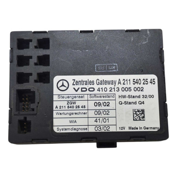 Modulo Controle Central Mercedes W211 2003/2005 A2115402545