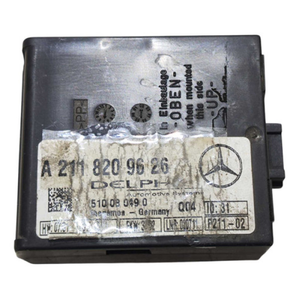 Módulo Central Alarme A2118209626 Mercedes E350 2007 A 2009