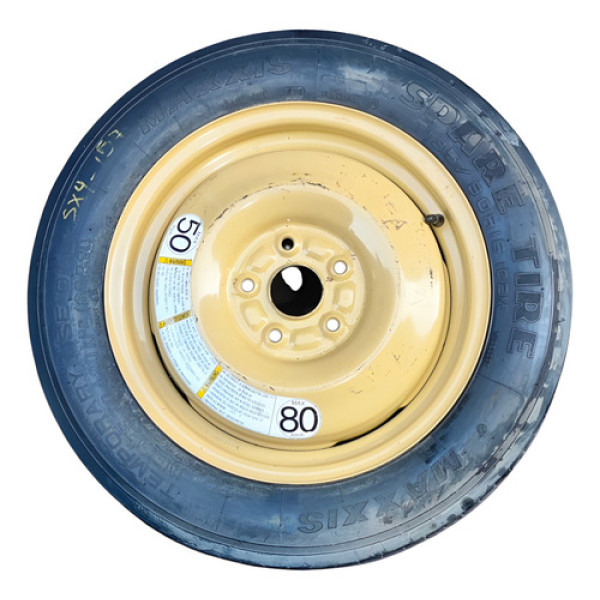 Roda Estepe Aro 16 T135/90 Suzuki Sx4 2009 2010 A 2015 Amarelo