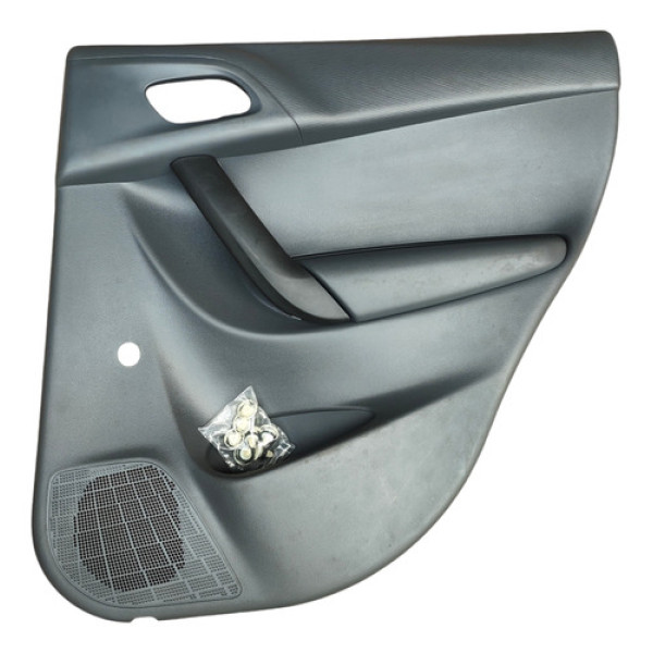 Forro Porta Traseira Direita Citroen C3 2014/2017 9675787777 Preto