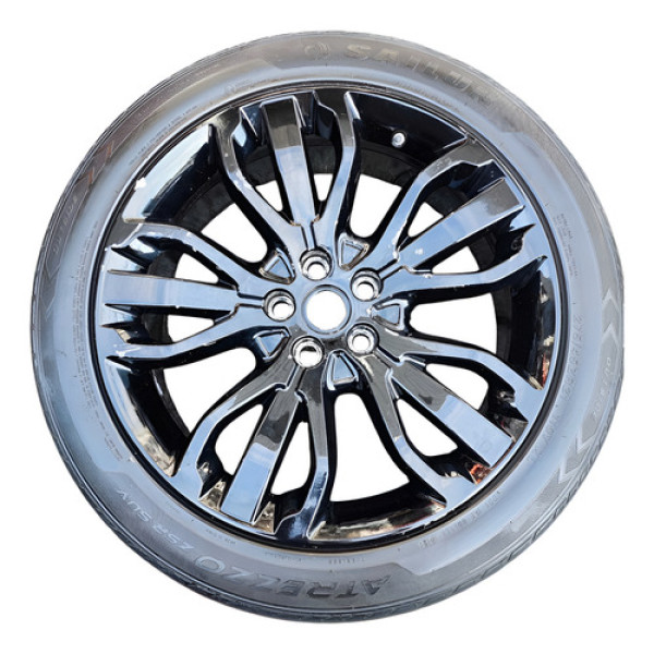Roda Aro 21 C/pneu Range Rover Sport 2015 A 2018 C/detalhe Preto
