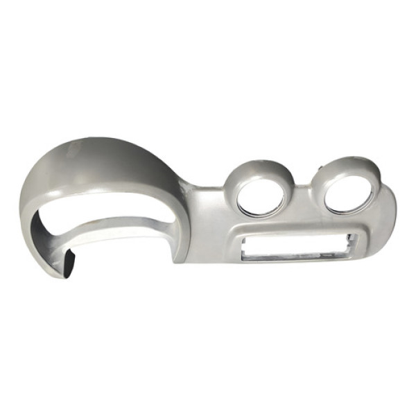 Moldura Painel Instrumentos 100180547 Fiat Uno Evo 2011/2013 Prata