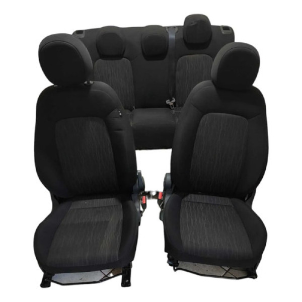 Jogo Banco Tecido Fiat Argo 1.0 2018 2019 Preto