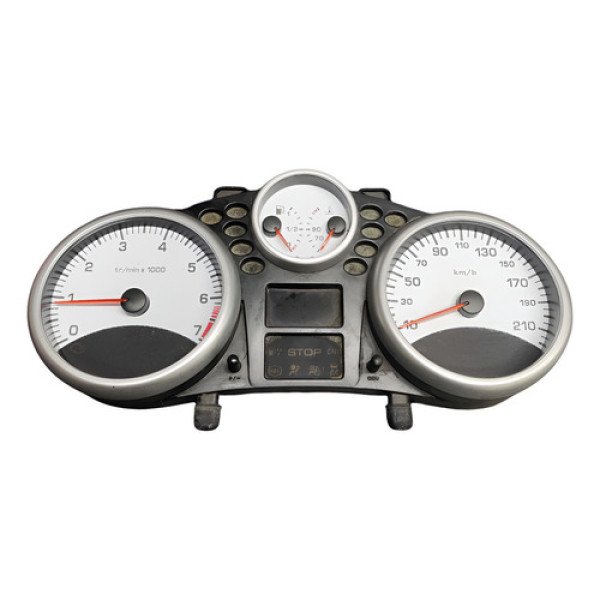 Painel Velocimetro Instrumentos Peugeot 206 / 2006 2007 2008 Branco