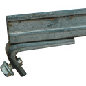Canaleta Guia Vidro Porta Traseiro Direito Suzuki Sx4 2011 Prateado