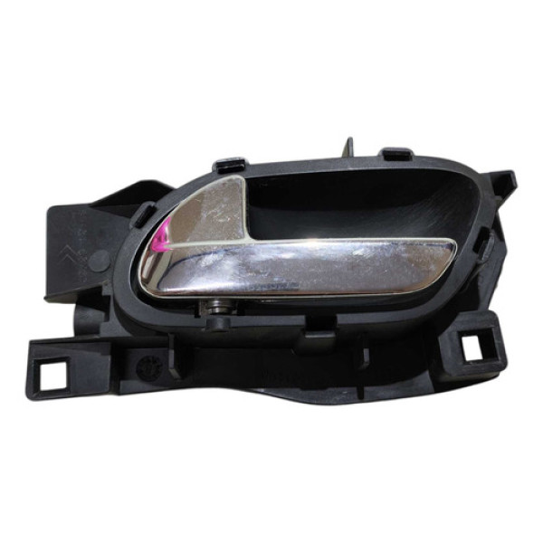 Maçaneta Interna Diant Esq Citroen C4 2008 A 2012 96435312vd Preto Dianteira