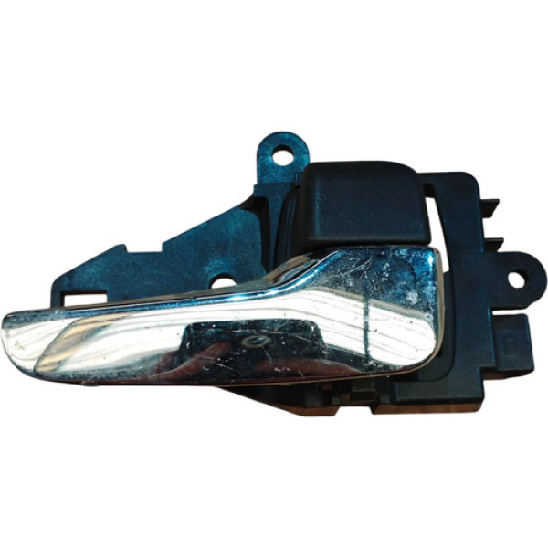 Maçaneta Int Tras Direi Mitsubishi Lancer 2011/2012 Mn105360 Prateado Traseira