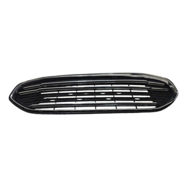 Grade Frontal Radiador Ford Fusion 2013 2014 A 2017 Preto Brilhante
