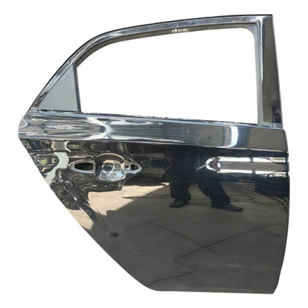 Porta Traseira Direita Hyundai Hb20 Hatch 1.0 2014 A 2019 Preto Dirieta Traseira