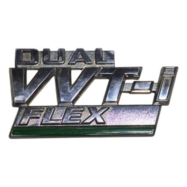 Emblema Dual Vvt-i Flex Toyota Corolla Xei 2.0 2015 A 2017