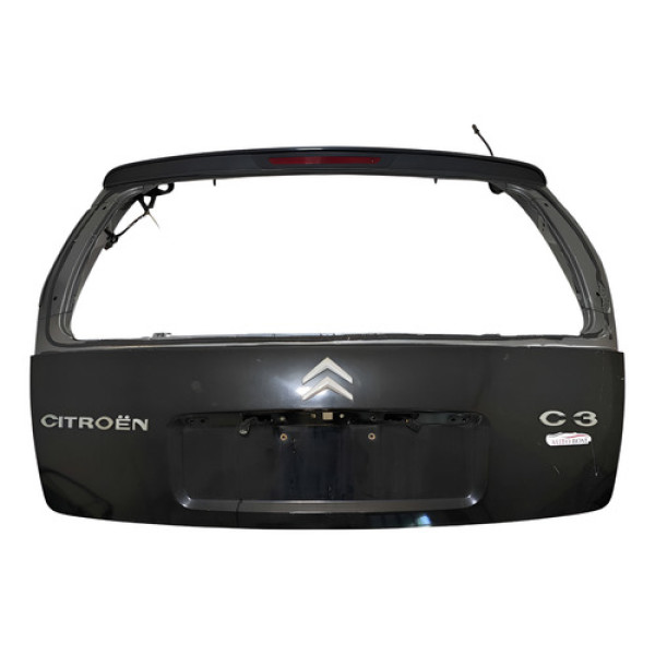 Tampa Traseira Preta Citroen C3 2009 2010 2011 2012 Preto