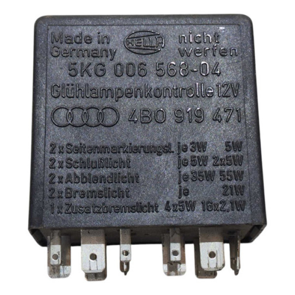 Modulo Rele Iluminação Farol Audi A3 1997 A 1999 4b0919471