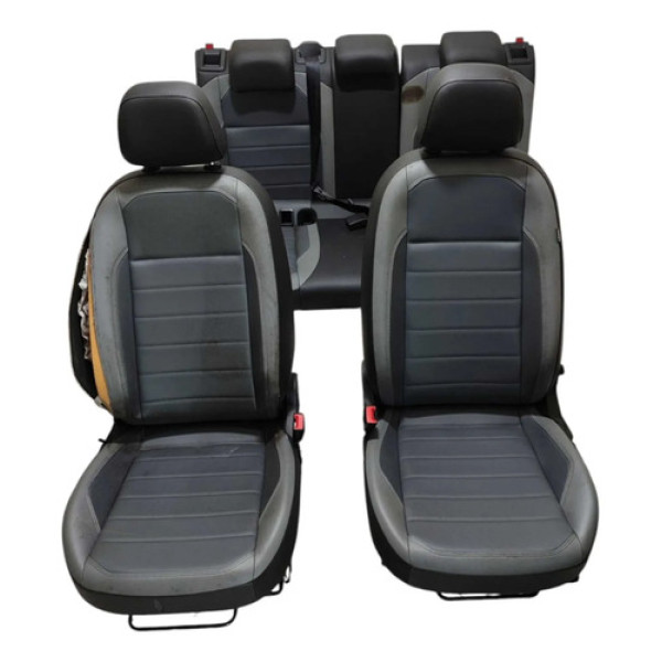 Jogo De Banco Vw Nivus 1.0 Tsi 2020 2021 2022 C/detalhe Cinza