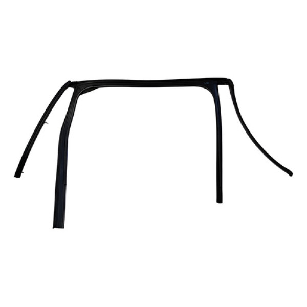 Canaleta Vidro Traseiro Esquerdo Vw Touareg 2013 2014 A 2018 Preto