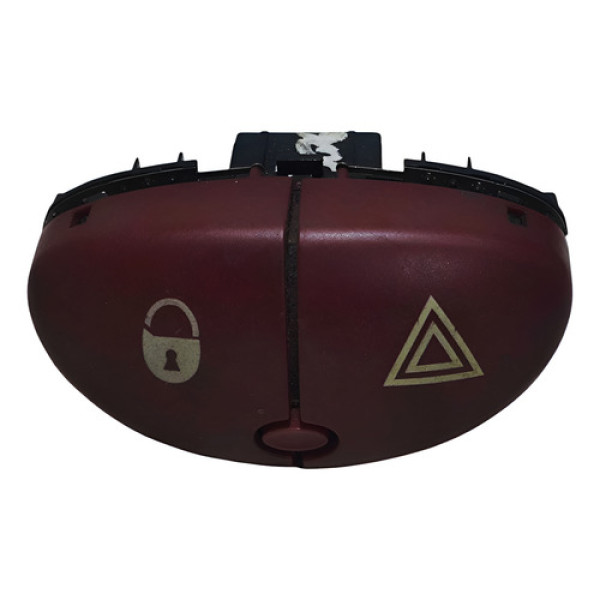 Botao Pisca Alerta Trava Porta Peugeot 206 2008 2009 A 2011 Vermelho