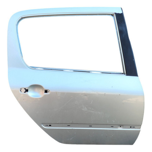 Porta Traseira Direita Peugeot 307 2008 2009 2010 Traseira Direita Prata