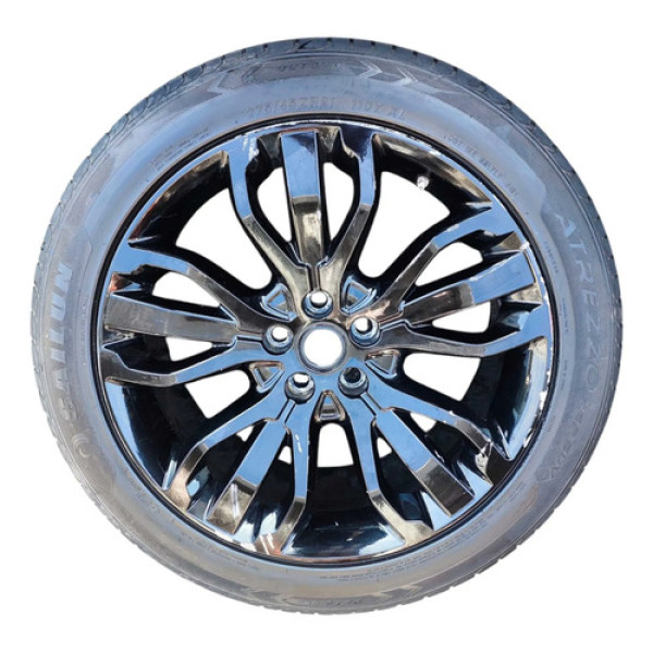 Roda Aro 21 C/pneu Range Rover Sport 2015/2017 C/detalhe Preto