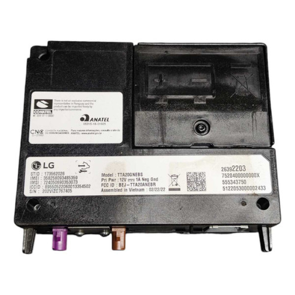 Módulo Central LG Multimídia Gm Onix Plus 1.0t 3cc 2020/2022
