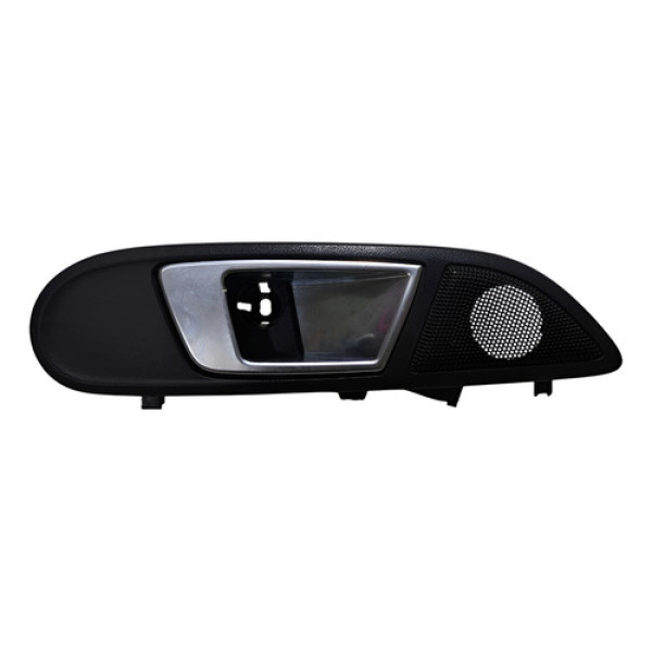 Maçaneta Int Dianteira Direita Ford New Fiesta 2013 A 2015 Prata Dianteira