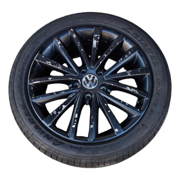 Roda Aro 17 5c0601025b Vw Jetta 1.4 250 Tsi Highline 2019/21 Preto